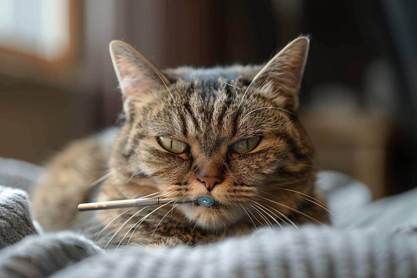 Fièvre chez le chat : symptômes, causes et traitements efficaces pour soigner votre félin