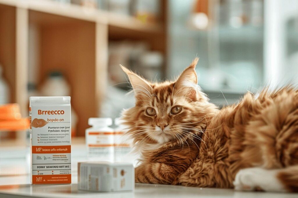 Bravecto spot-on pour chats : solution topique antiparasitaire contre puces et tiques