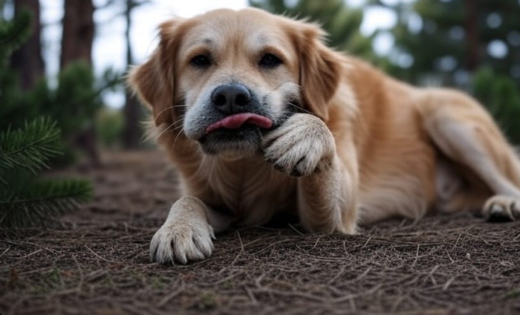 chenille processionnaire chien