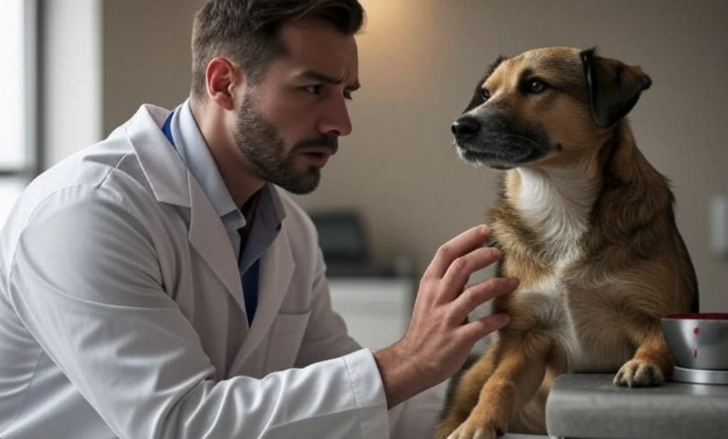 chien a du sang dans ses selles