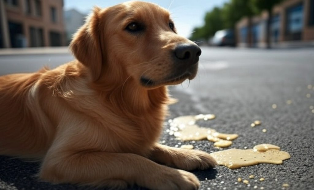 selles glaireuses chez le chien