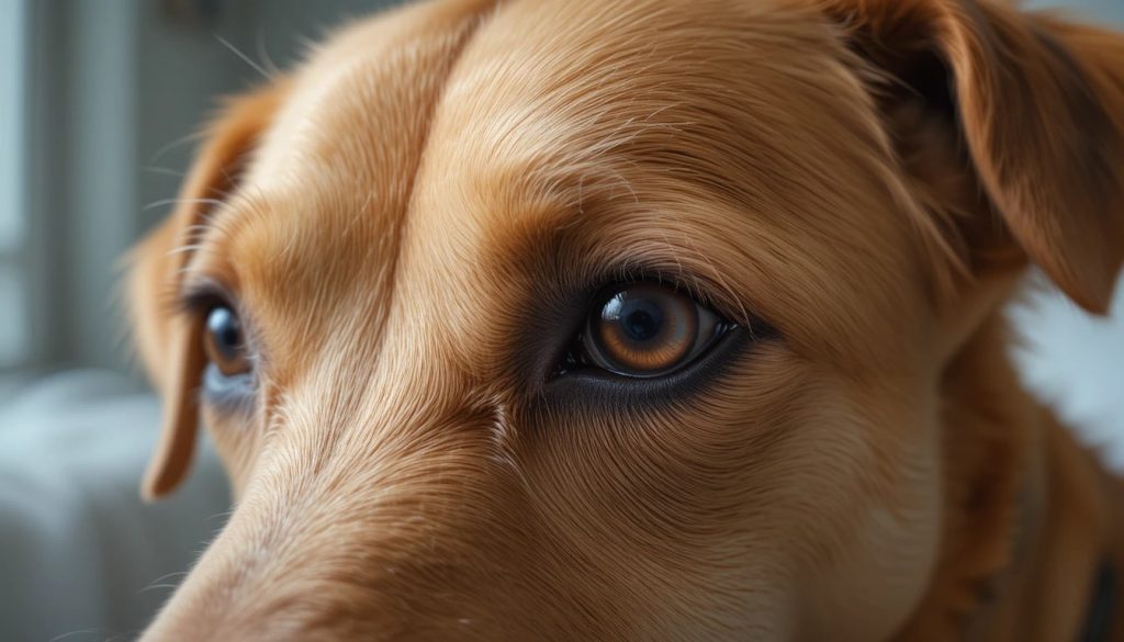 ulcère de la cornée chez le chien