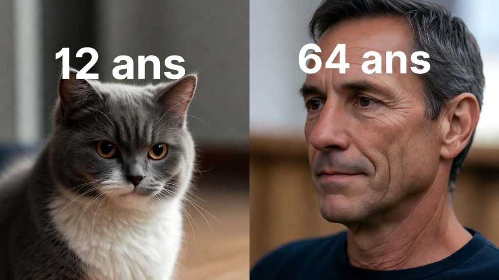 correspondance age chat humain